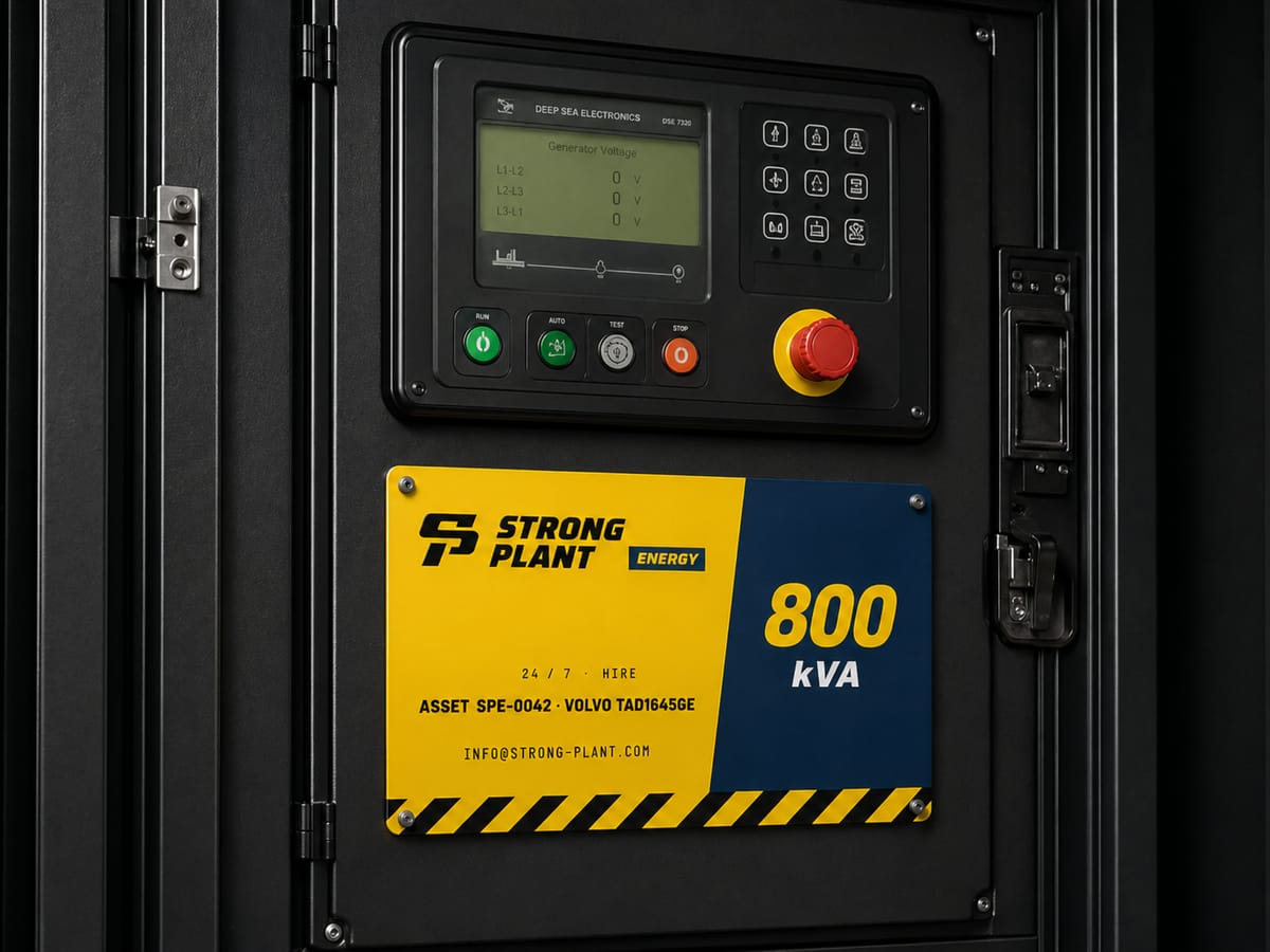 Strong Plant control panel detail
