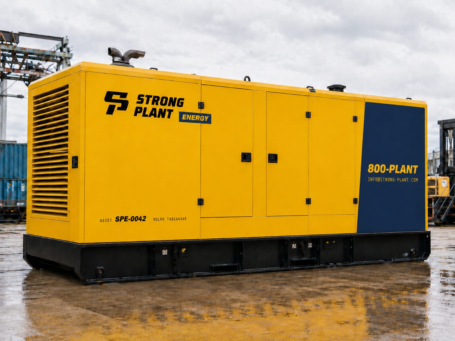1000 kVA generator on site