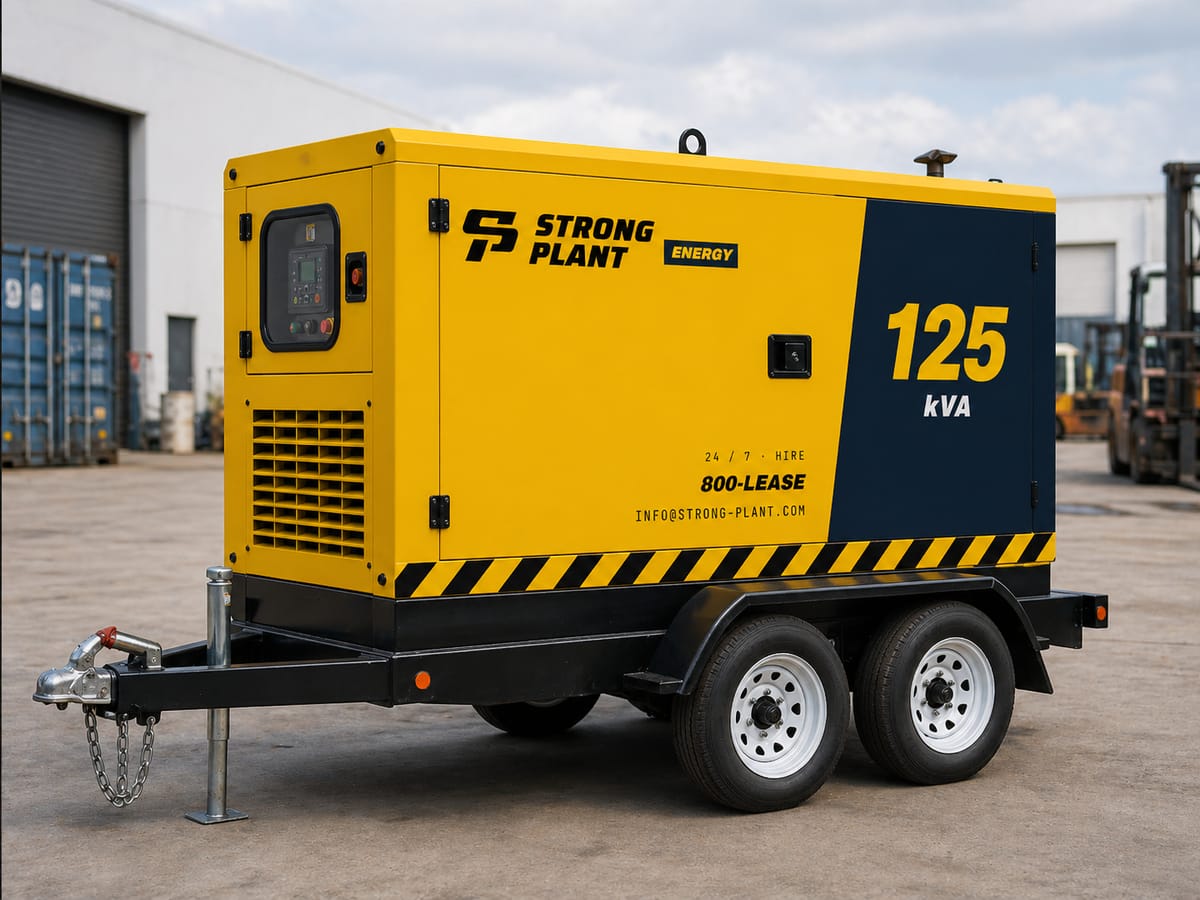 125 kVA generator on site
