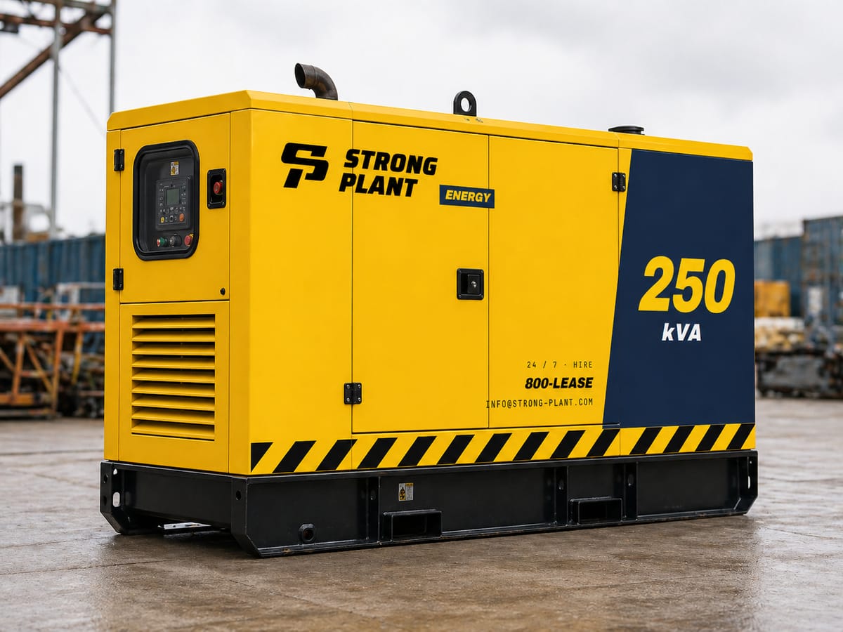 250 kVA generator on site
