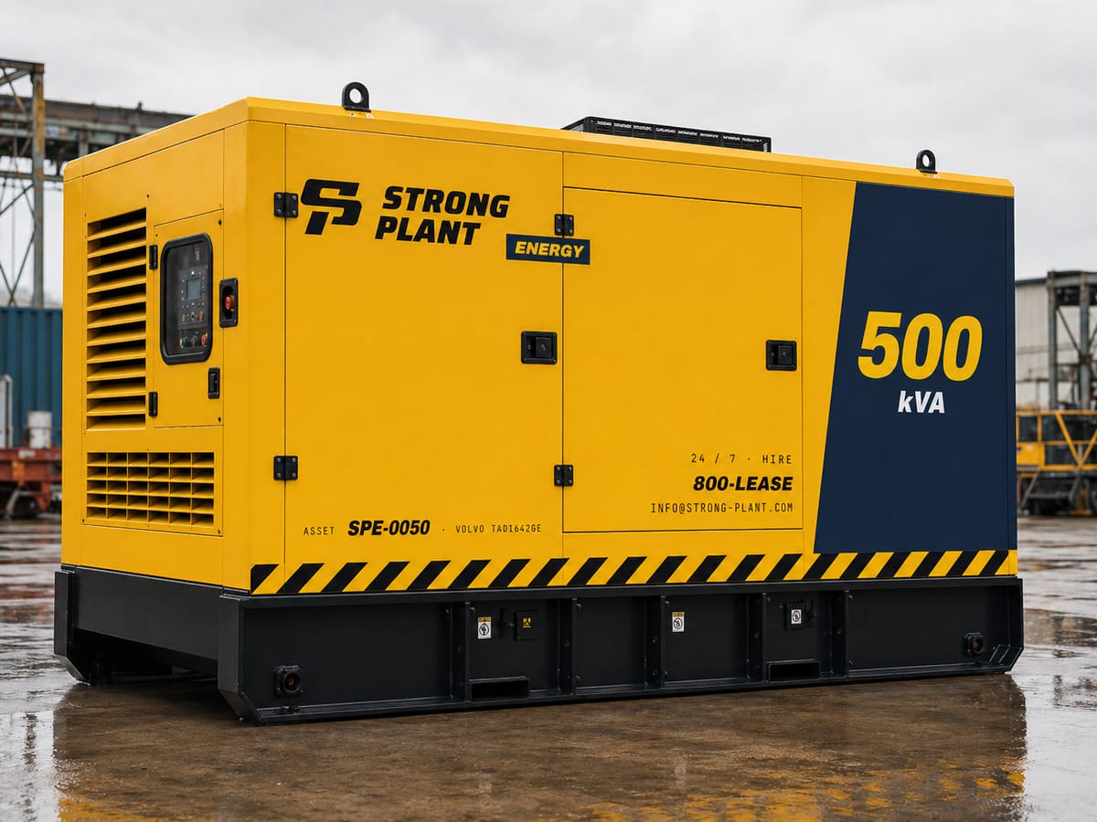 500 kVA genset on a hybrid pack