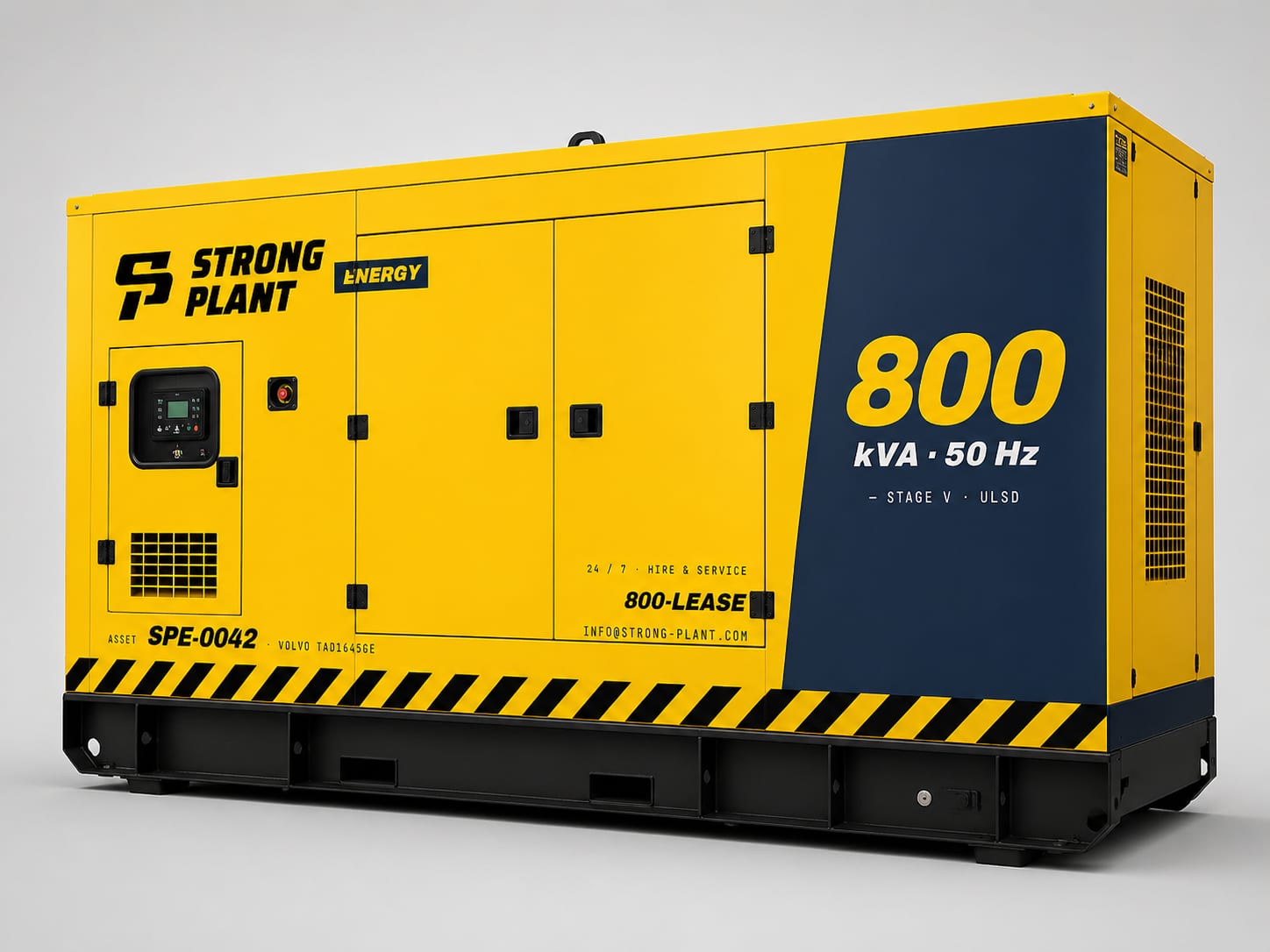 800 kVA containerised generator
