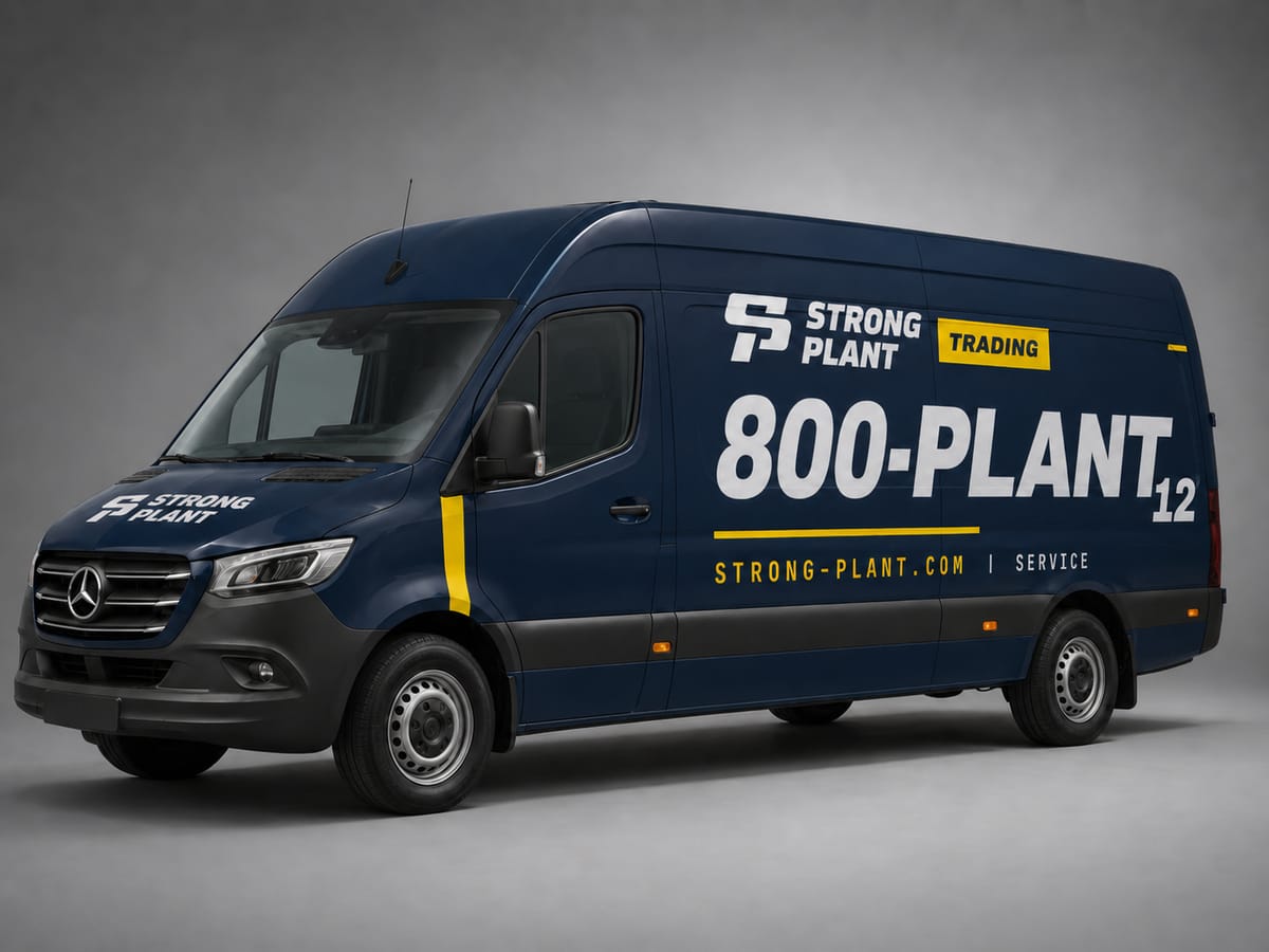 Strong Plant Mercedes Sprinter service van